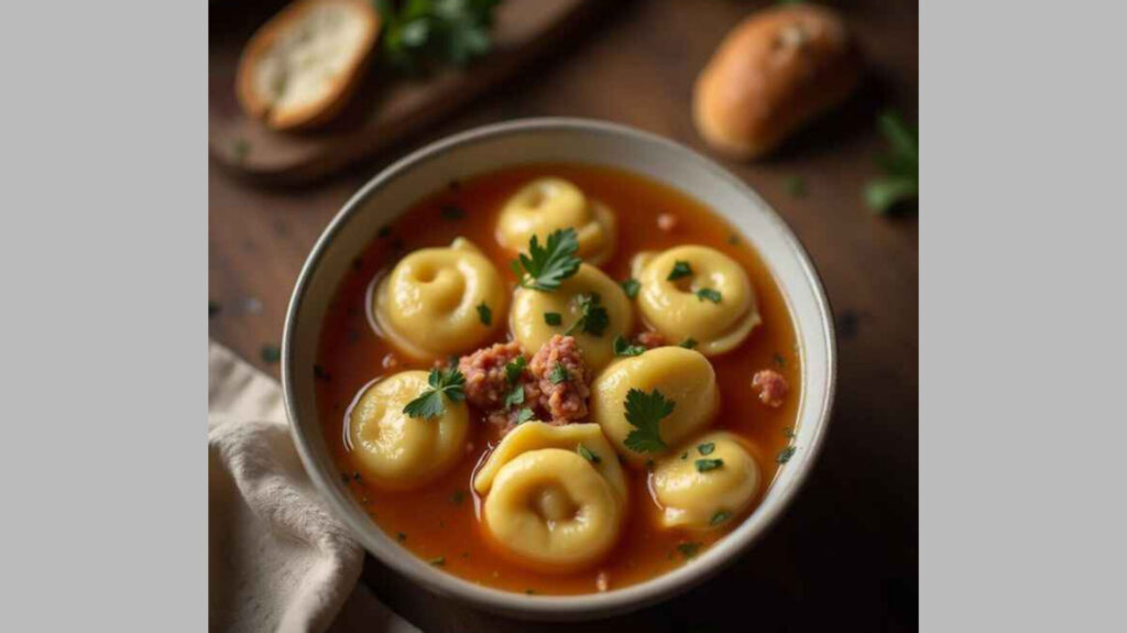 طرز تهیه ی تورتلینی این برودو