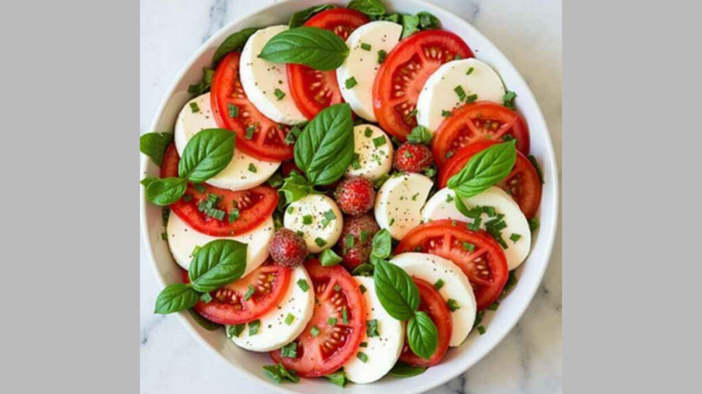 طرز تهیه ی طرز تهیه ی سالاد کاپره دسر ایتالیایی